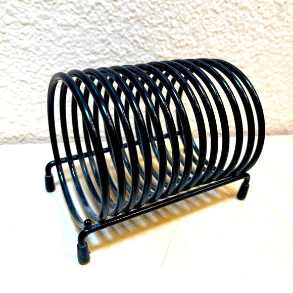 Staples Other - Desk Mail Organizer. Sturdy Design. Large Black. Coil with rubber feet.
